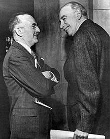 [Photo of John Maynard Keynes with Harry Dexter White]